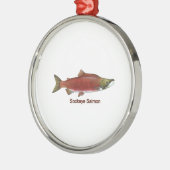 Sockeye Lachs Ornament (Links)
