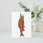 Sockeye Lachs - Phase Postkarte (Stehend Vorderseite)