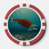 Sockeye Lachs Pokerchips (Vorderseite)