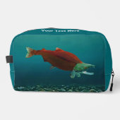 Sockeye Lachs Waschbeutel (Vorderseite)