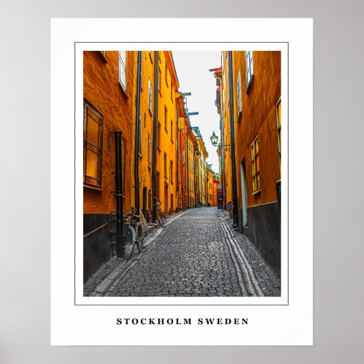 Sockholm, Schweden Poster (Vorne)