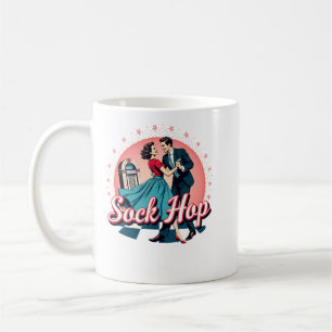 Sockhop 50er Dance Retro Couple Graphic Kaffeetasse