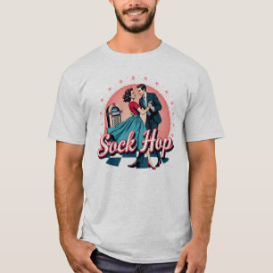 Sockhop 50er Dance Retro Couple Graphic T-Shirt