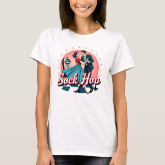 Sockhop 50er Dance Retro Couple Graphic T-Shirt