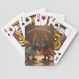 SockHop-Eichhörnchen Spielkarten