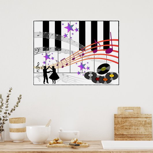 SockHop Nostalgia Poster (Küche)