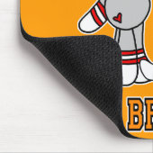 SockMonkey Basketball Big Brother Mousepad (Ecke)