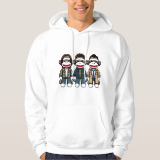 SockMonkey Hunter Brothers und ihr Engel Friend Hoodie