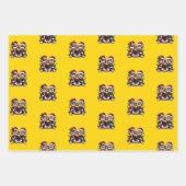 SockMonkey Hunter Brüder zu Weihnachten Geschenkpapier Set (Vorderseite 3)