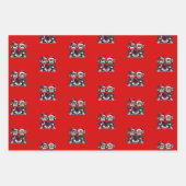 SockMonkey Hunter Brüder zu Weihnachten Geschenkpapier Set (Vorderseite 2)