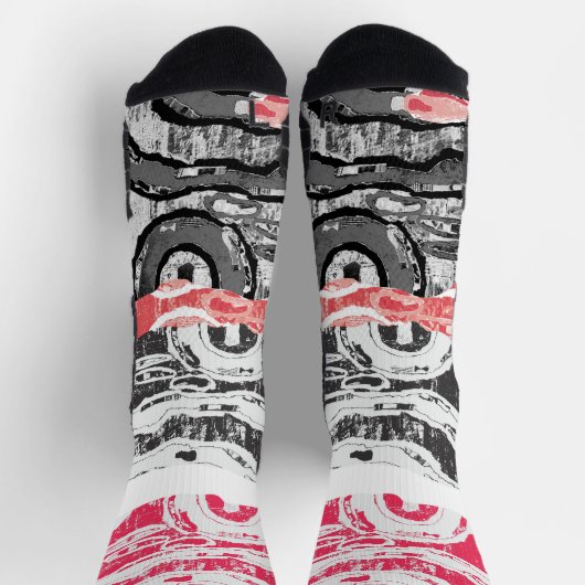 Socks – Abstract Land Socken (Oben)
