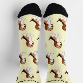 Socks Beagle Dog Design Socken (Oben)