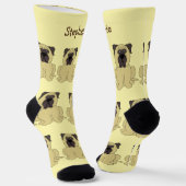 Socks Bullmastiff Dog Design Socken (Gewinkelt)
