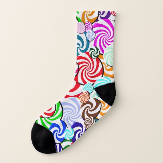 Socks - Candy Collage Socken (Links - Außen)