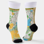 Socks -  Central park orienteering map Socken (Gewinkelt)