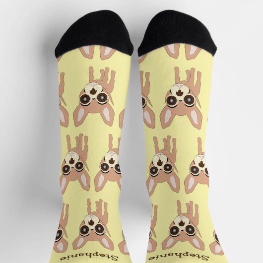 Socks Chihuahua Dog Design Socken (Oben)