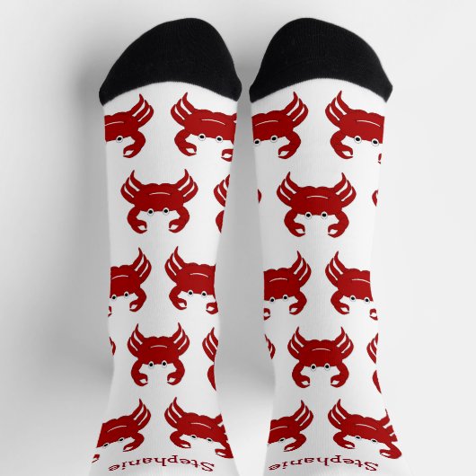 Socks Crab Design Socken (Oben)