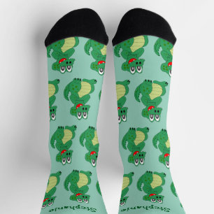 Socks Crocodile Design Socken