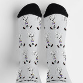 Socks Dalmatiner Dog Design Socken (Oben)