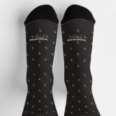 Socks - Dark gray - Oswald - Yeah! (The Ocean Hop) Socken (Oben)
