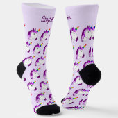 Socks Fantasy Art Unicordesign Socken (Gewinkelt)
