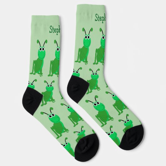 Socks Grasshopper Design Socken (Rechts)