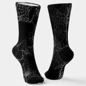Socks Halloween Web Spider Socken (Gewinkelt)