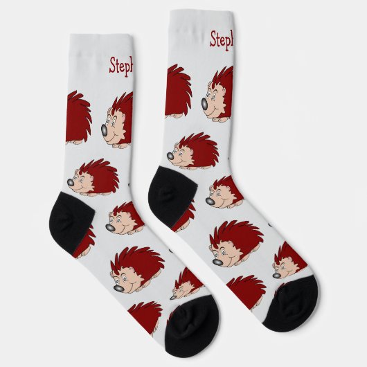 Socks Hedgehog Design Socken (Rechts)