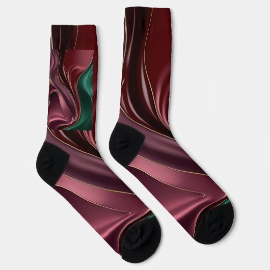 Socks in stylish abstract graphic socken (Rechts)