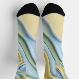 Socks in stylish abstract graphic socken