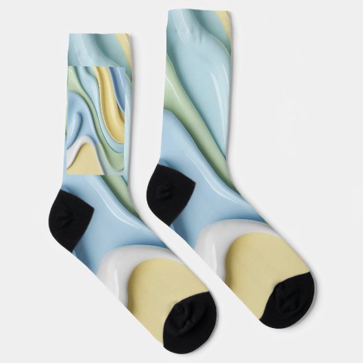 Socks in stylish abstract graphic socken (Rechts)