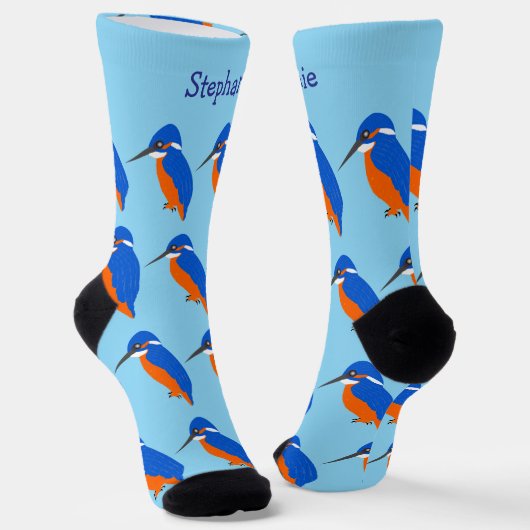 Socks Kingfisher Design Socken (Gewinkelt)