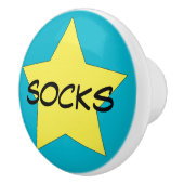 Socks Kleidung Organisation Schublade Knöpfe Keramikknauf (Rechts)