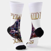 SOCKS MIT PYRAMIDEN LOGO SOCKEN (Gewinkelt)
