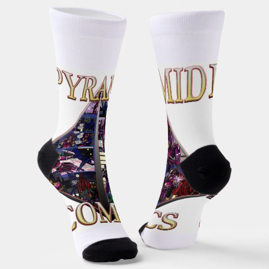 SOCKS MIT PYRAMIDEN LOGO SOCKEN (Gewinkelt)