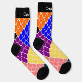 Socks Multi Coloured Moroccan Pattern Design Socken (Rechts)