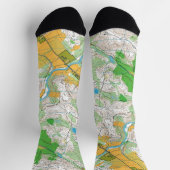 Socks - Orienteering map1 Socken (Oben)
