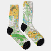 Socks - Orienteering map1 Socken (Rechts)