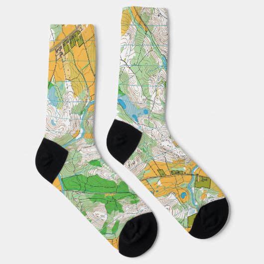 Socks - Orienteering map1 Socken (Rechts)