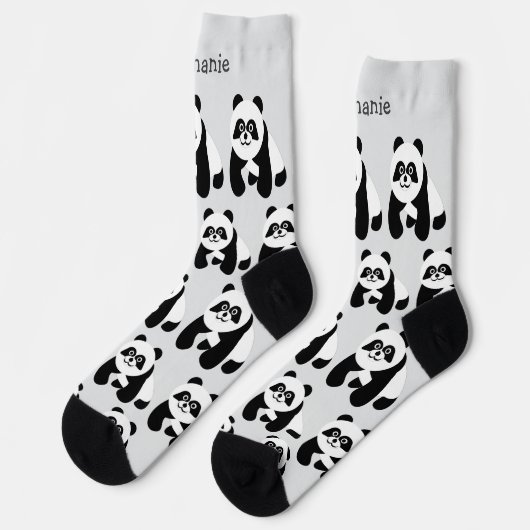 Socks Panda Design Socken (Linkes Detail)