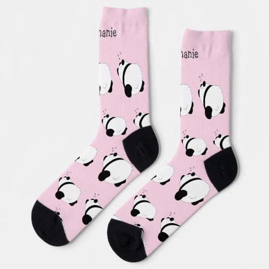 Socks Panda Design Socken (Linkes Detail)