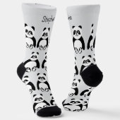 Socks Panda Design Socken (Gewinkelt)