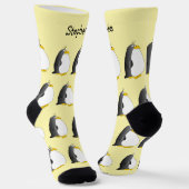 Socks Pinguin Design Socken (Gewinkelt)