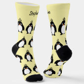 Socks Pinguin Design Socken (Gewinkelt)