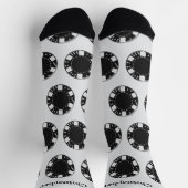 Socks Poker Chip Design Socken (Oben)