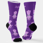 Socks Squid Design Socken (Gewinkelt)