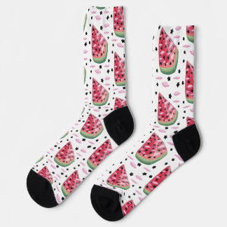 Socks watermelon star socken