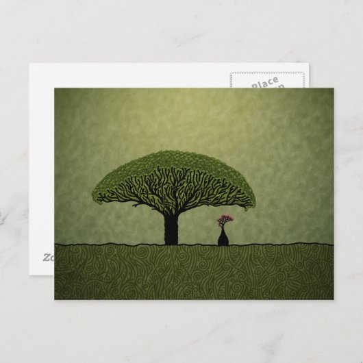 Socotra Postkarte (Vorne/Hinten)