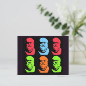 Socrates Collage Postkarte (Stehend Vorderseite)