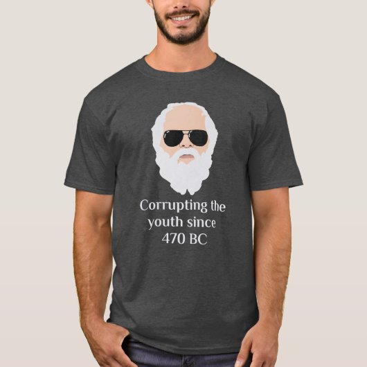 SOCRATES, das den Jugend-lustigen Verbrecher T-Shirt (Vorderseite)